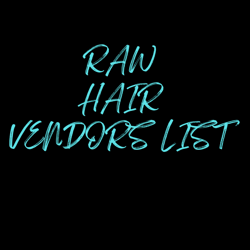 RAW HAIR VENDORS LIST